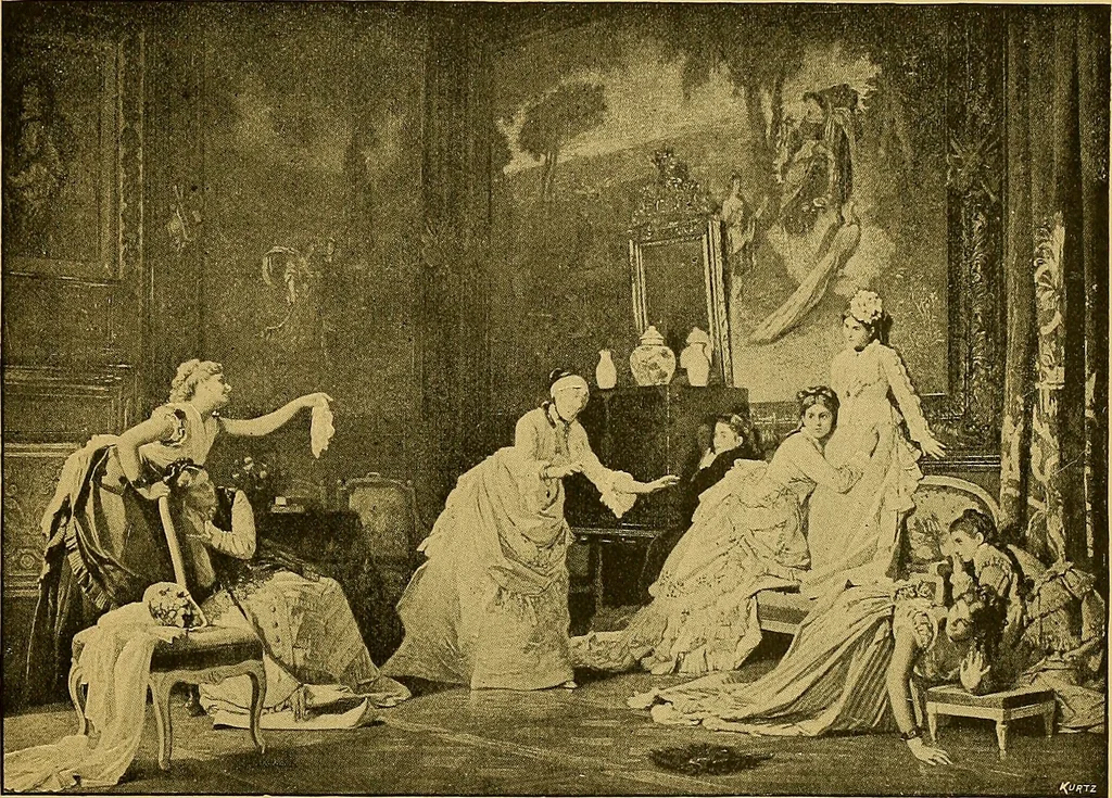 An illustration from Art and artists of our time, 1888, leaf 222