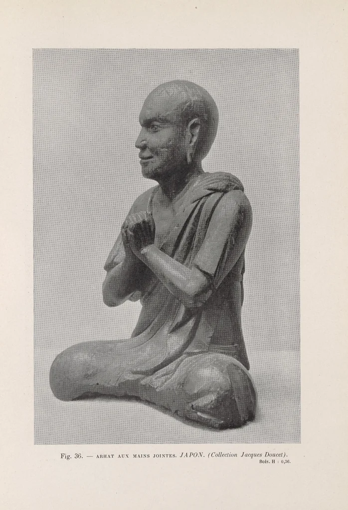 An illustration from L'Art bouddhique au Musée Cernuschi, 1913, leaf 51