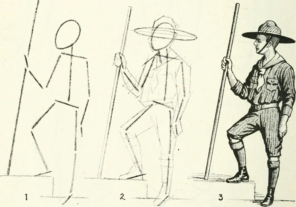 An illustration from Art, 1916, leaf 387