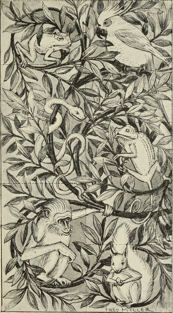 An illustration from Art crafts for amateurs, 1901, leaf 128
