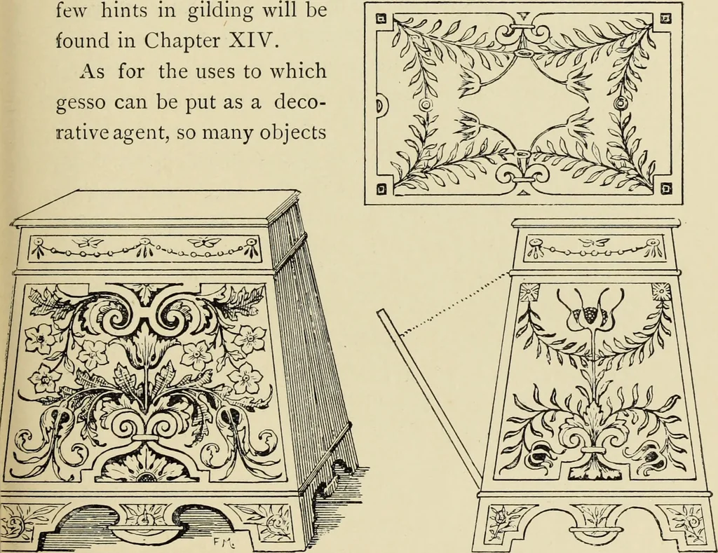 An illustration from Art crafts for amateurs, 1901, leaf 158