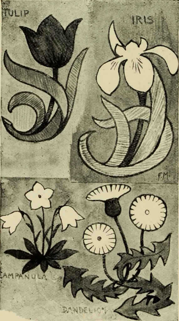 An illustration from Art crafts for amateurs, 1901, leaf 195