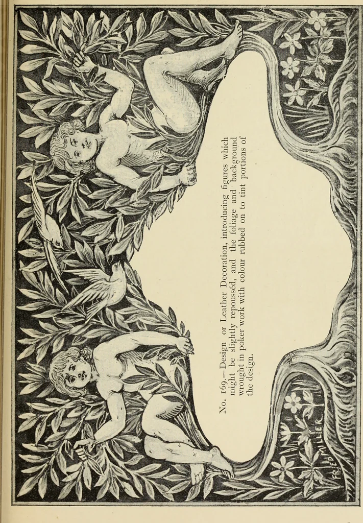 An illustration from Art crafts for amateurs, 1901, leaf 244