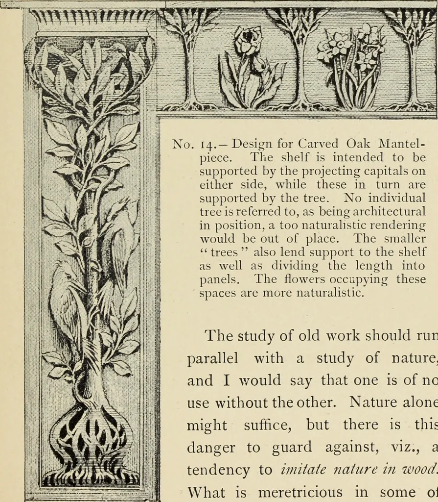 An illustration from Art crafts for amateurs, 1901, leaf 38