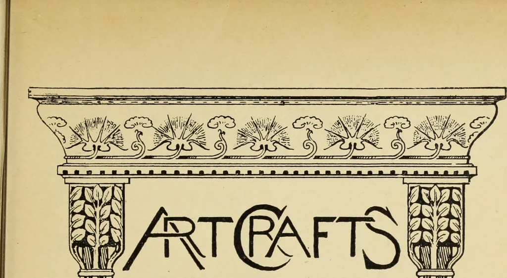 An illustration from Art crafts for amateurs, 1901, leaf 6