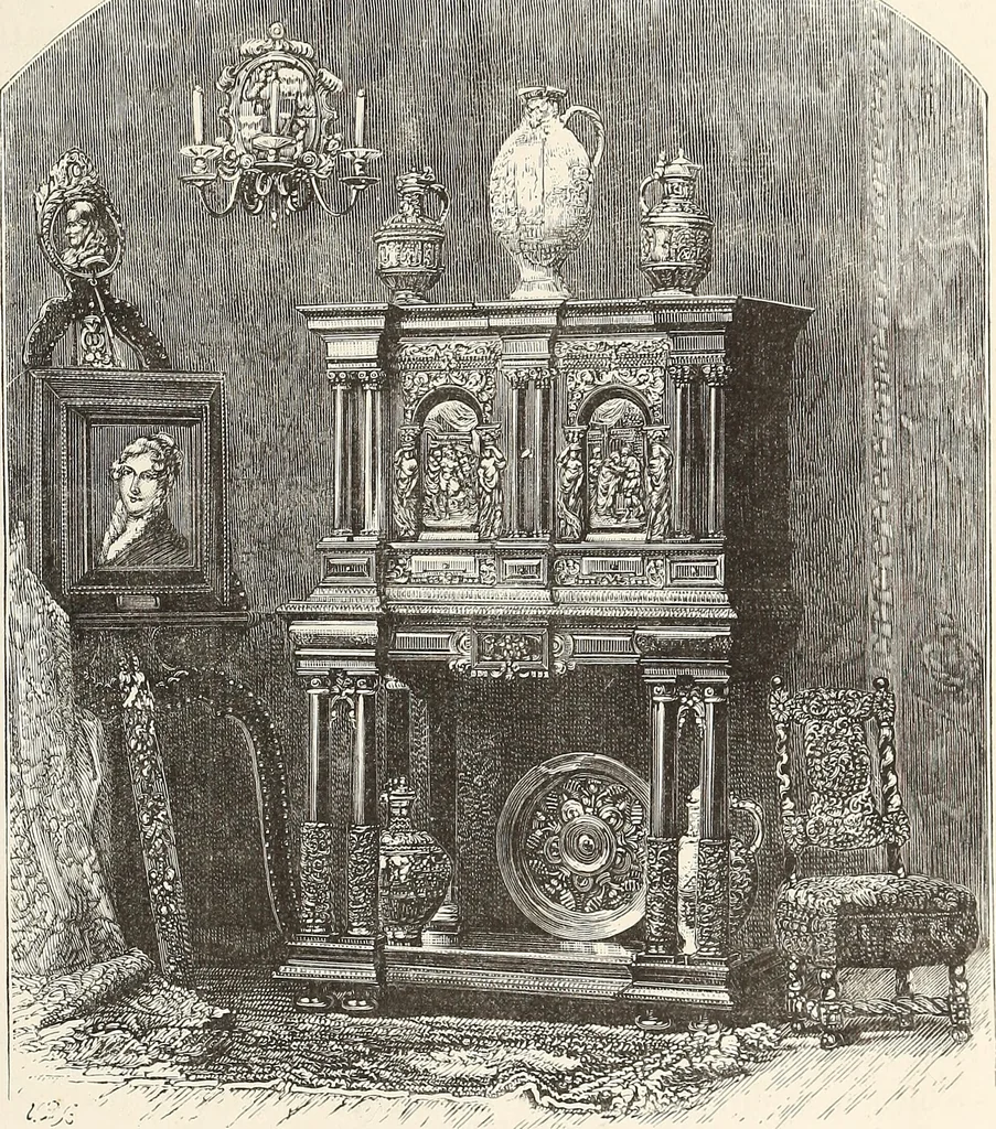 An illustration from Art decoration applied to furniture, 1878, leaf 102