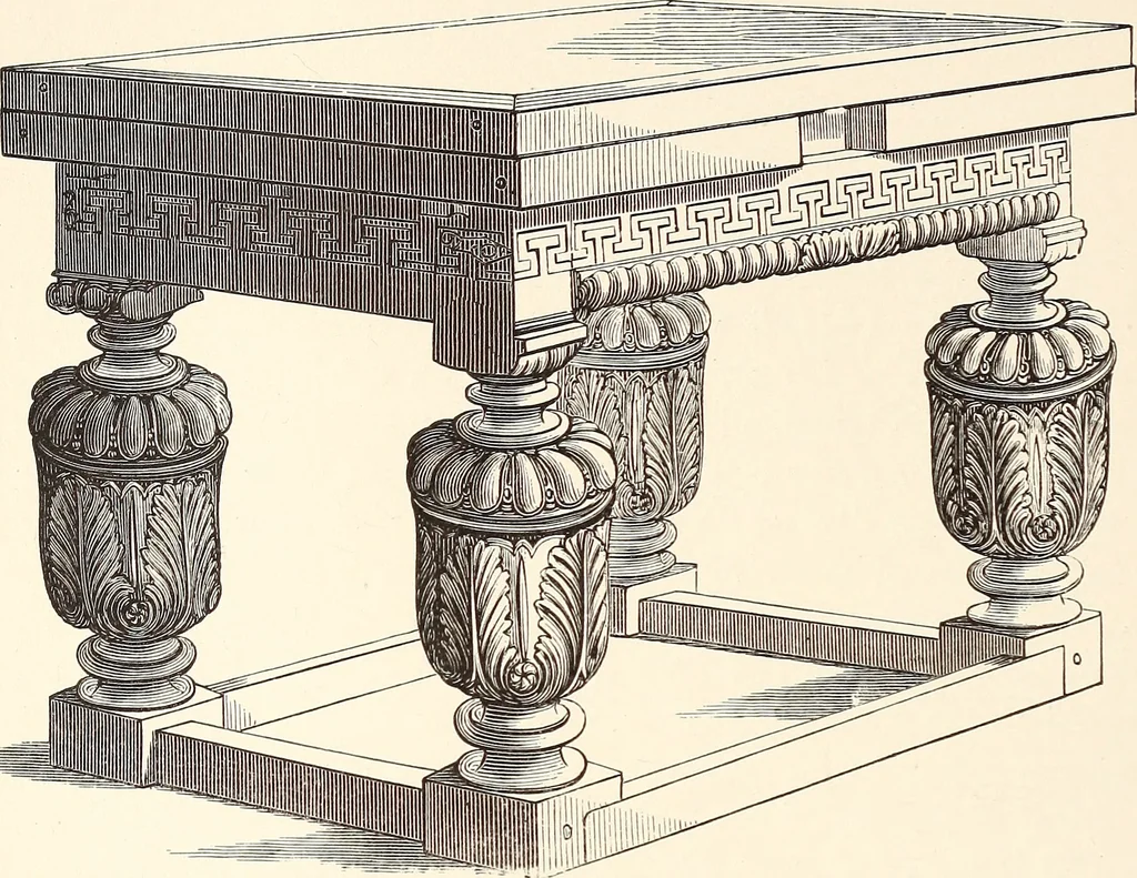 An illustration from Art decoration applied to furniture, 1878, leaf 107
