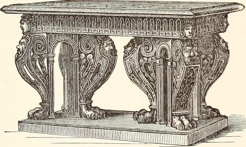 An illustration from Art decoration applied to furniture, 1878, leaf 111