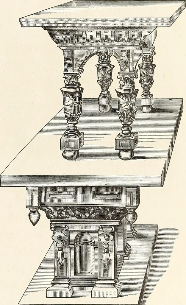 An illustration from Art decoration applied to furniture, 1878, leaf 114
