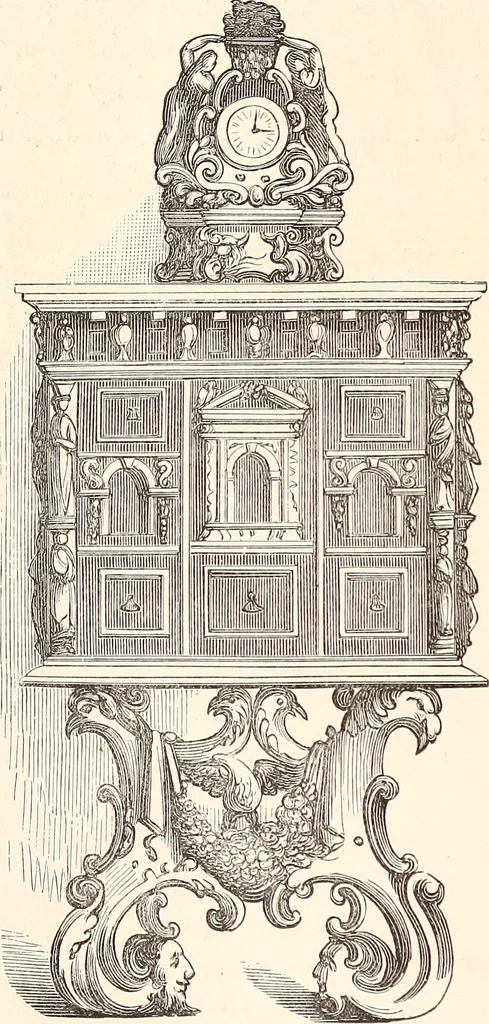An illustration from Art decoration applied to furniture, 1878, leaf 115
