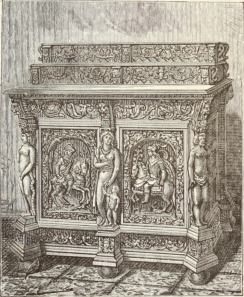 An illustration from Art decoration applied to furniture, 1878, leaf 117