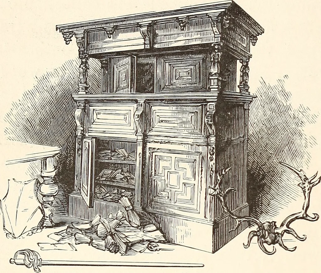 An illustration from Art decoration applied to furniture, 1878, leaf 163