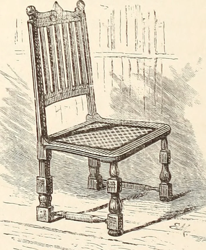 An illustration from Art decoration applied to furniture, 1878, leaf 175