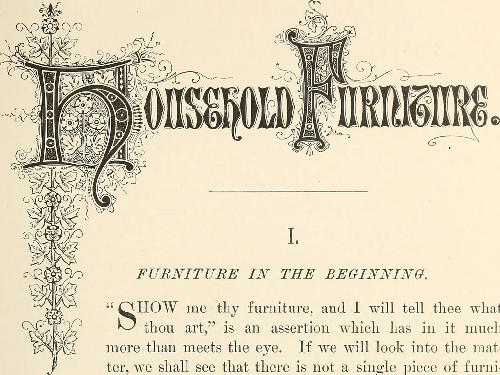 An illustration from Art decoration applied to furniture, 1878, leaf 18