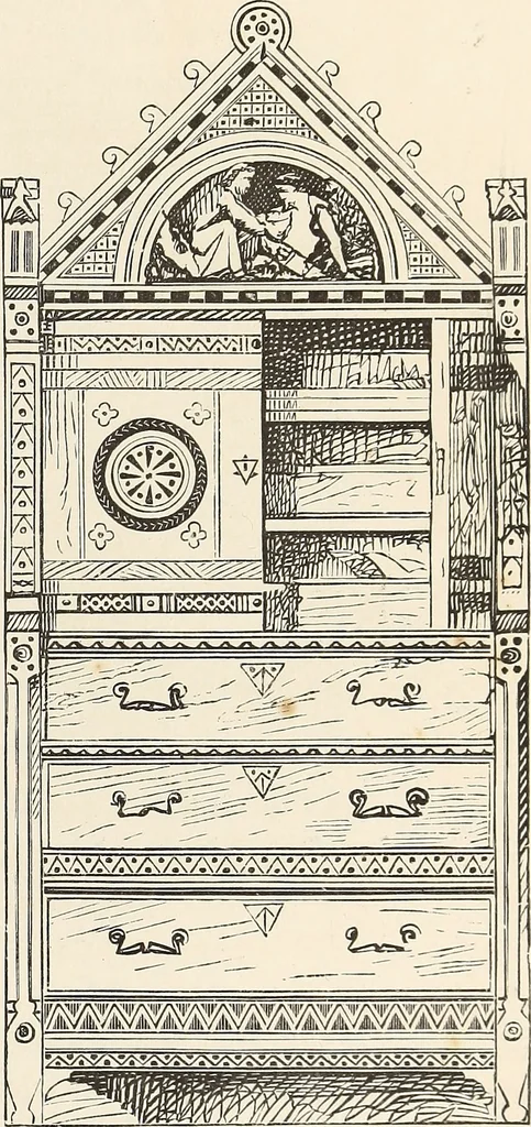 An illustration from Art decoration applied to furniture, 1878, leaf 212