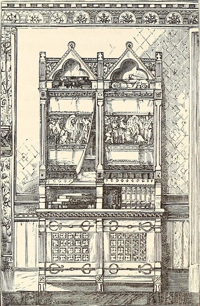 An illustration from Art decoration applied to furniture, 1878, leaf 217