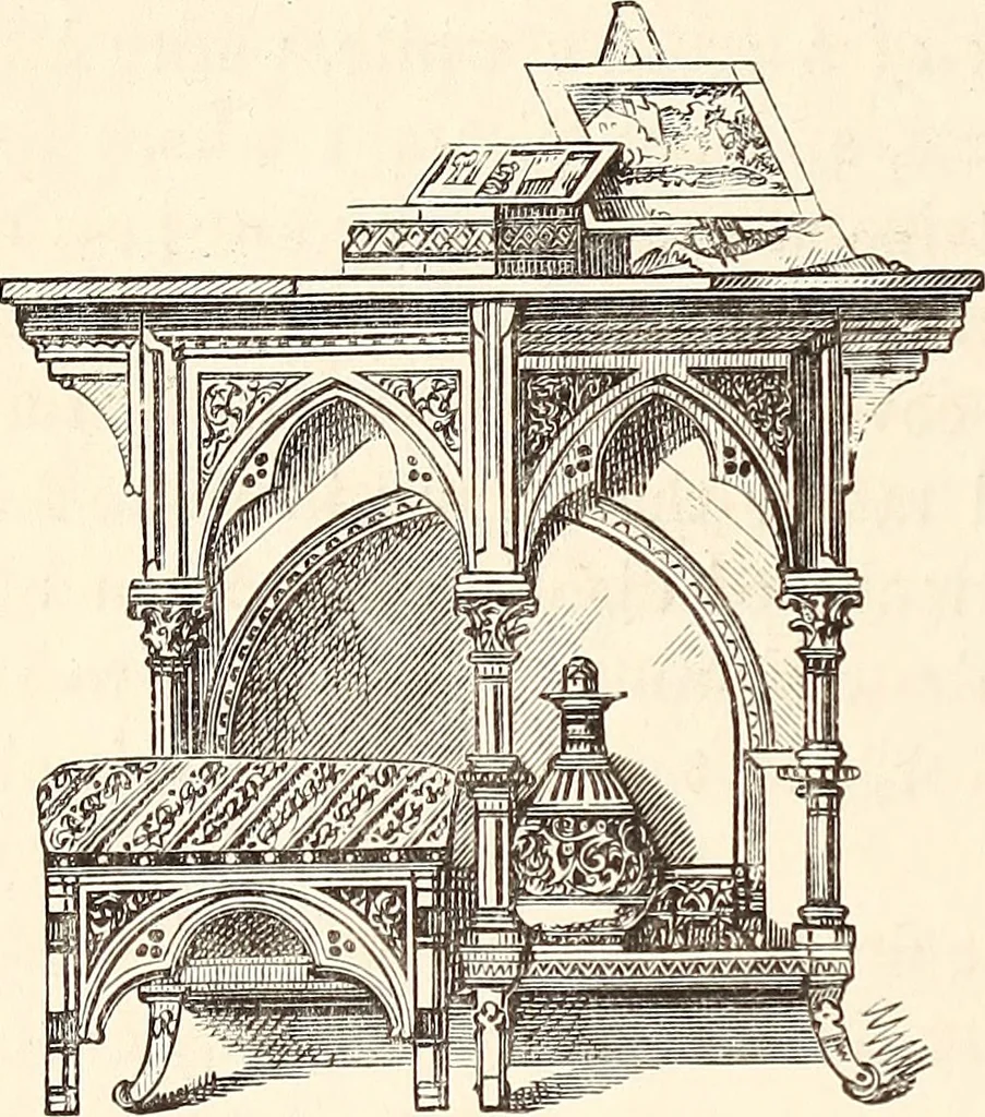 An illustration from Art decoration applied to furniture, 1878, leaf 225