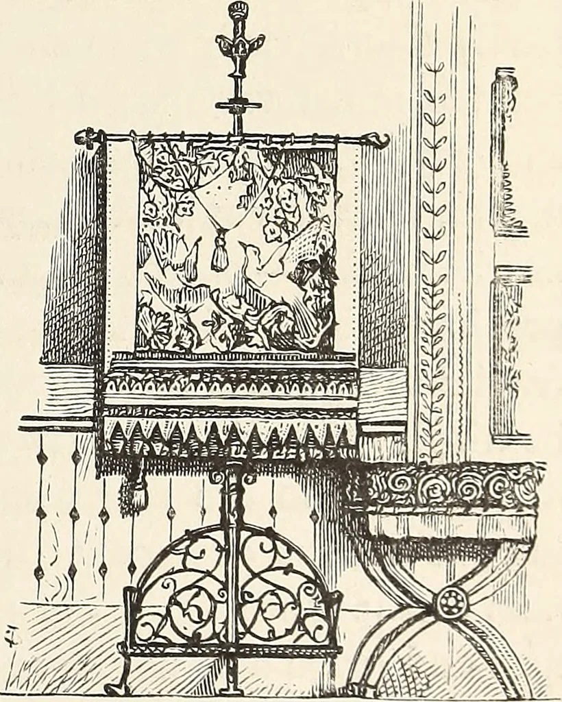 An illustration from Art decoration applied to furniture, 1878, leaf 226