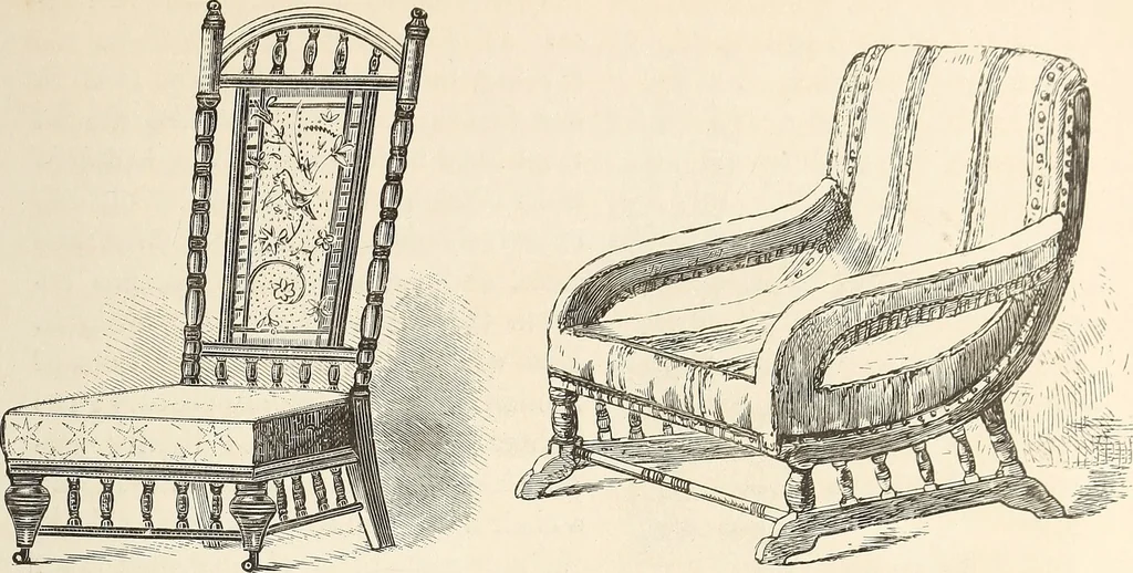 An illustration from Art decoration applied to furniture, 1878, leaf 36