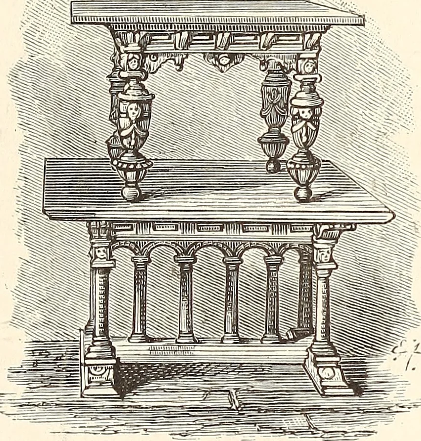 An illustration from Art decoration applied to furniture, 1878, leaf 49