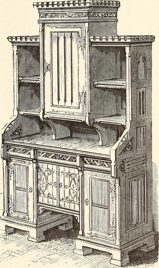 An illustration from Art decoration applied to furniture, 1878, leaf 51