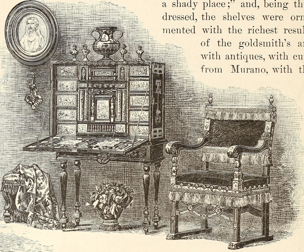 An illustration from Art decoration applied to furniture, 1878, leaf 55
