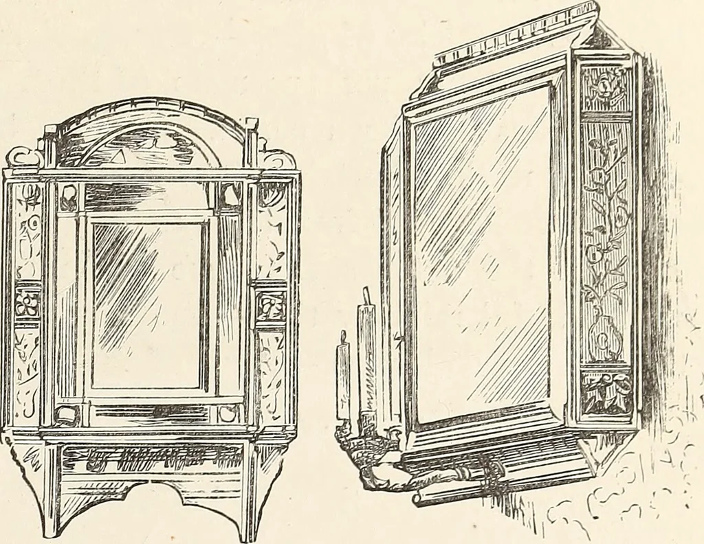 An illustration from Art decoration applied to furniture, 1878, leaf 56