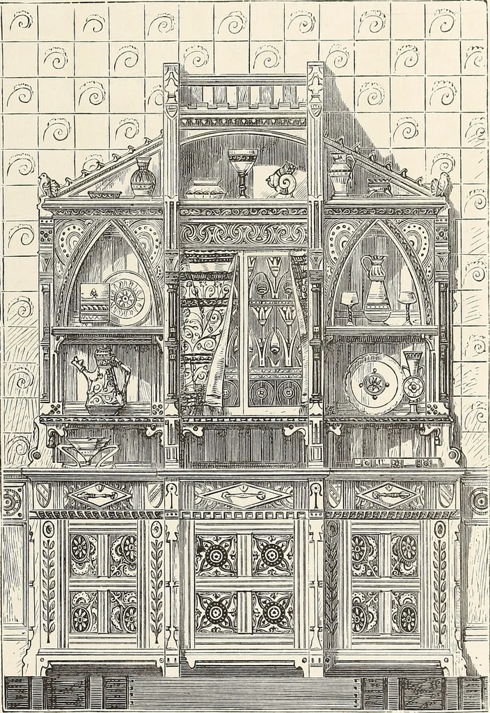 An illustration from Art decoration applied to furniture, 1878, leaf 88