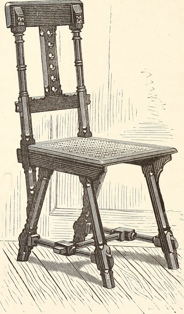An illustration from Art decoration applied to furniture, 1878, leaf 89