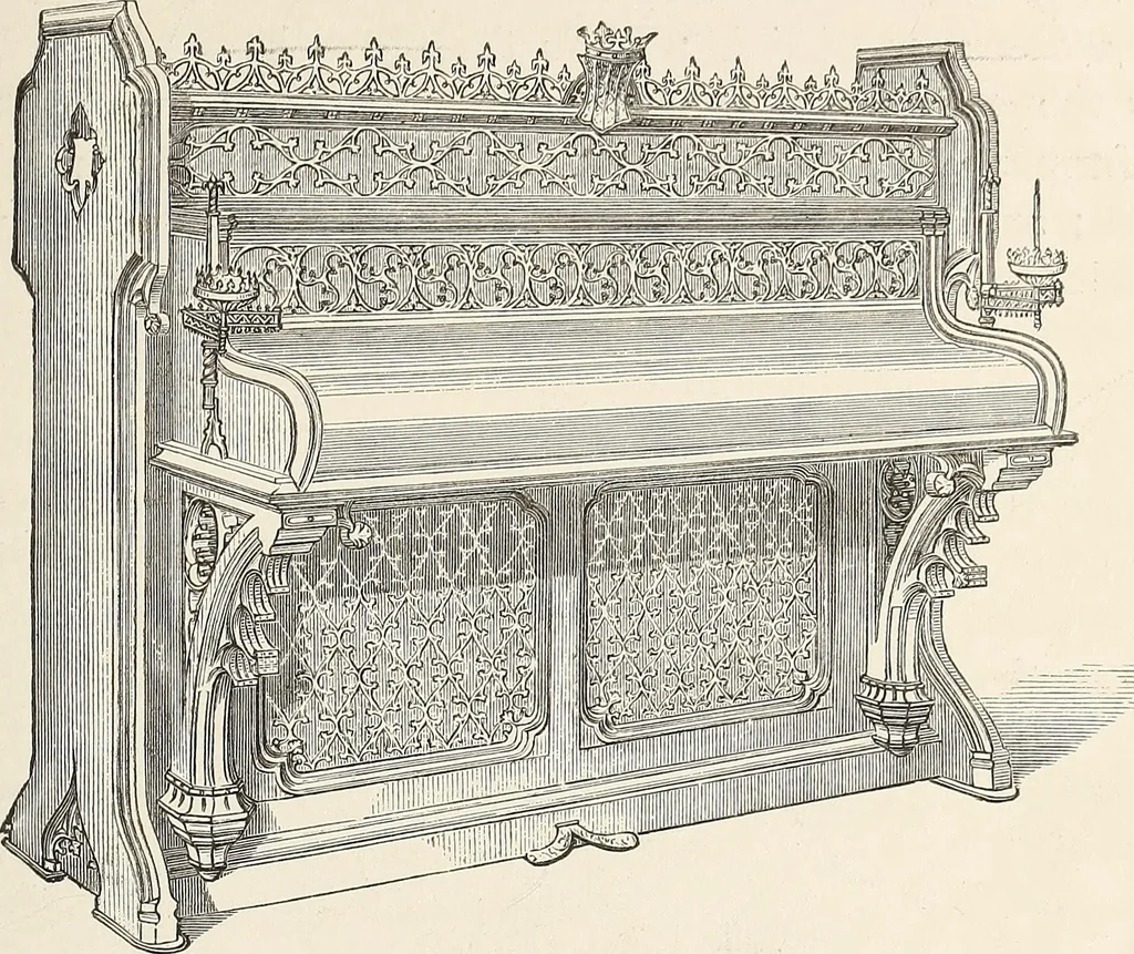 An illustration from Art decoration applied to furniture, 1878, leaf 90