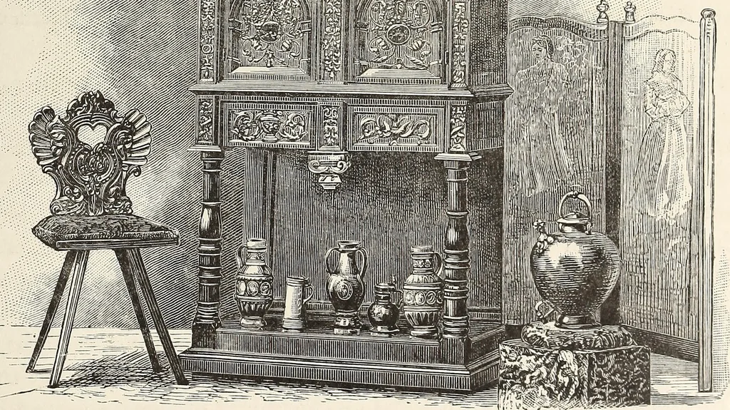 An illustration from Art decoration applied to furniture, 1878, leaf 96