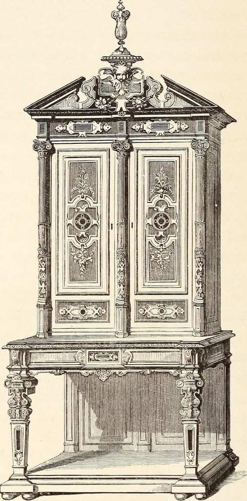An illustration from Art decoration applied to furniture, 1878, leaf 99