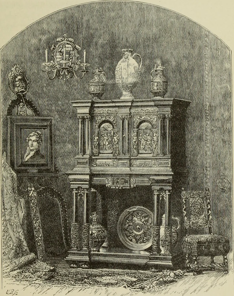 An illustration from Art decoration applied to furniture, 1877, leaf 102