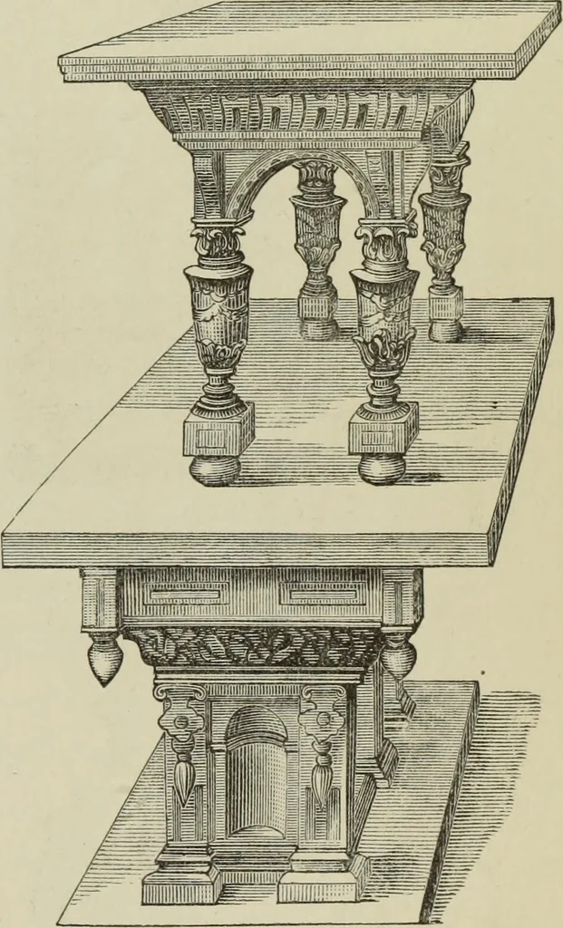 An illustration from Art decoration applied to furniture, 1877, leaf 114
