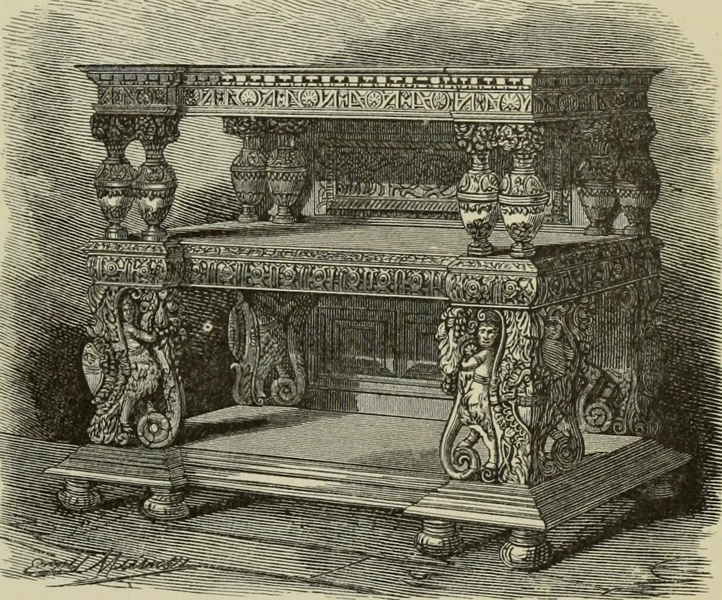 An illustration from Art decoration applied to furniture, 1877, leaf 116
