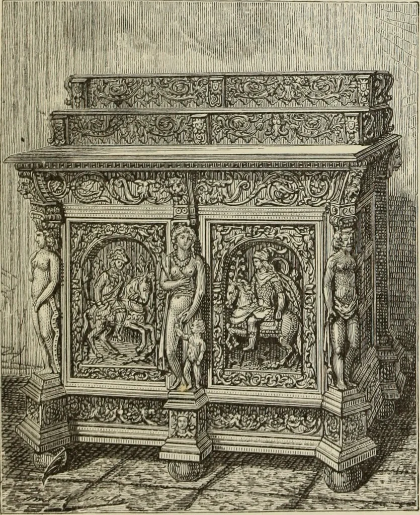 An illustration from Art decoration applied to furniture, 1877, leaf 117