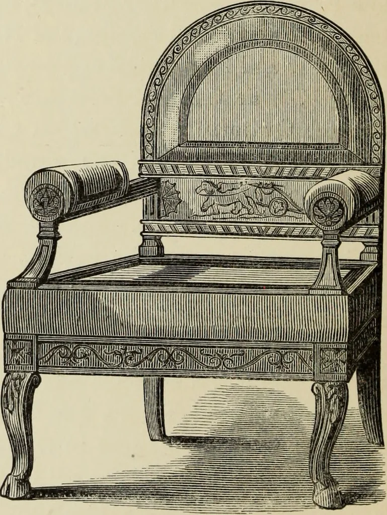 An illustration from Art decoration applied to furniture, 1877, leaf 143