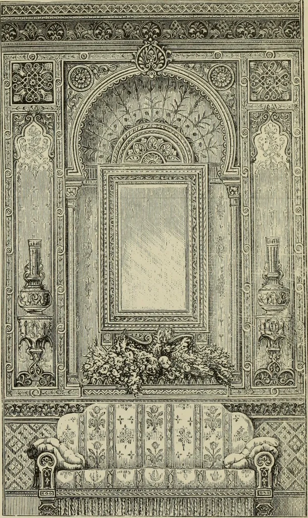 An illustration from Art decoration applied to furniture, 1877, leaf 150