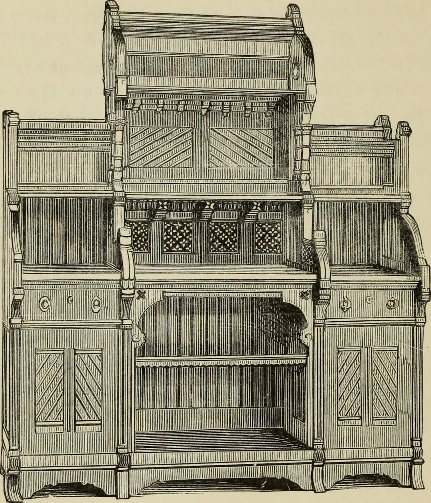 An illustration from Art decoration applied to furniture, 1877, leaf 155