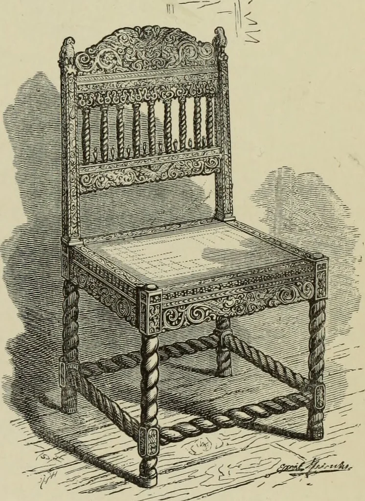 An illustration from Art decoration applied to furniture, 1877, leaf 174