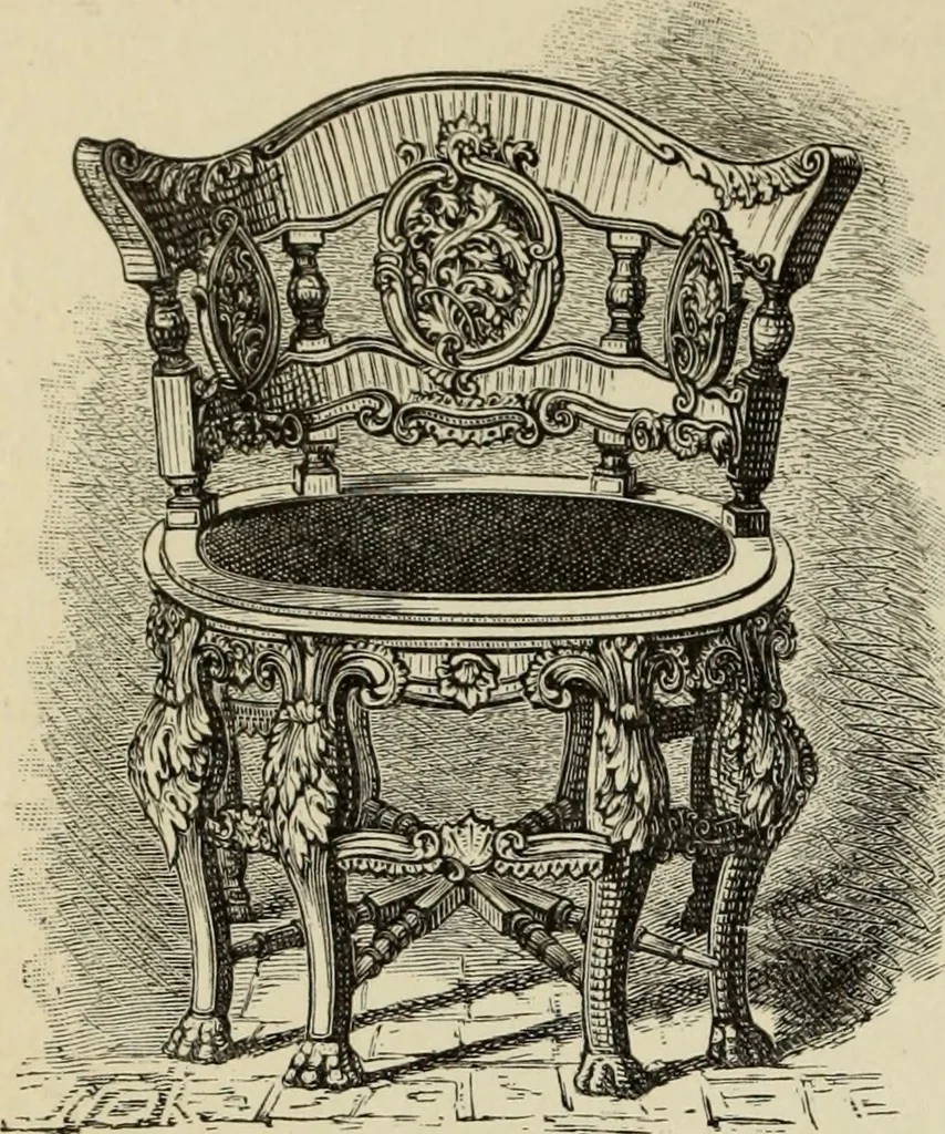 An illustration from Art decoration applied to furniture, 1877, leaf 175