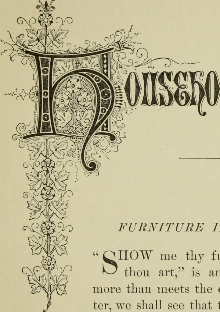 An illustration from Art decoration applied to furniture, 1877, leaf 18