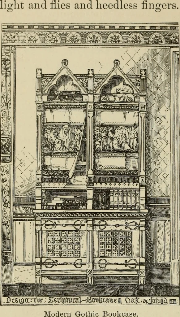 An illustration from Art decoration applied to furniture, 1877, leaf 217