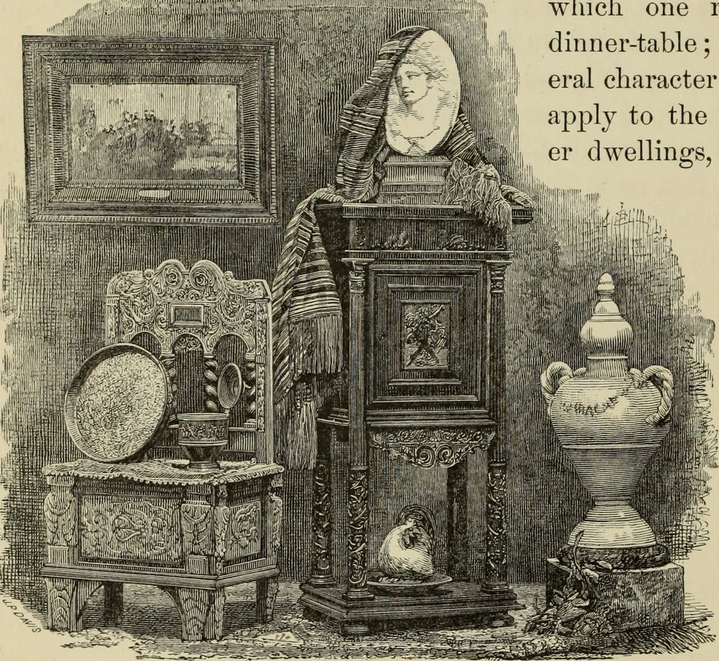 An illustration from Art decoration applied to furniture, 1877, leaf 221