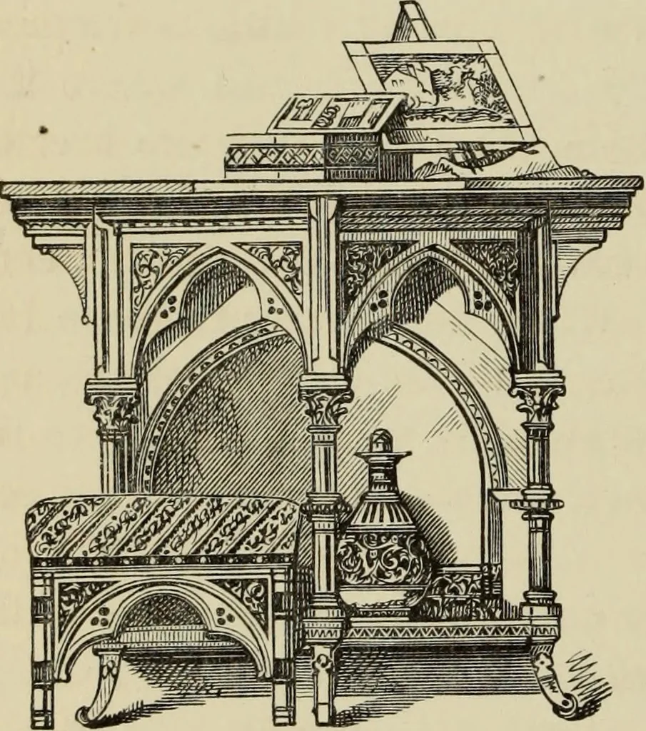 An illustration from Art decoration applied to furniture, 1877, leaf 225