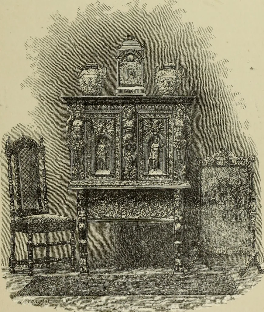 An illustration from Art decoration applied to furniture, 1877, leaf 228