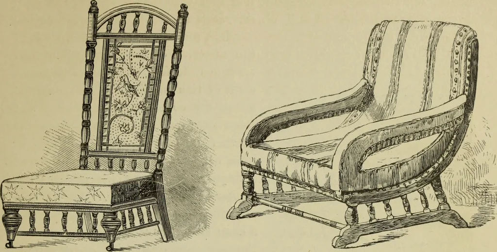 An illustration from Art decoration applied to furniture, 1877, leaf 36