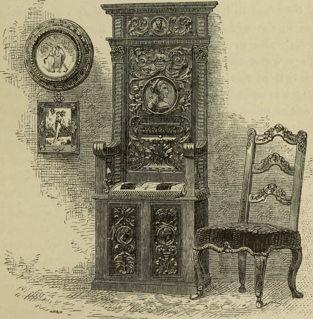 An illustration from Art decoration applied to furniture, 1877, leaf 36