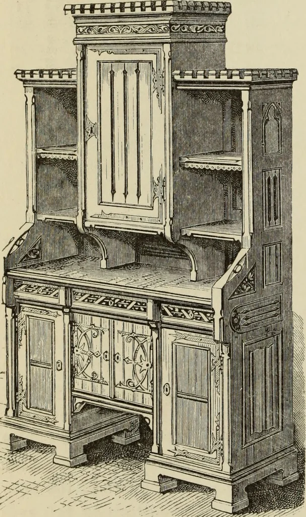 An illustration from Art decoration applied to furniture, 1877, leaf 51