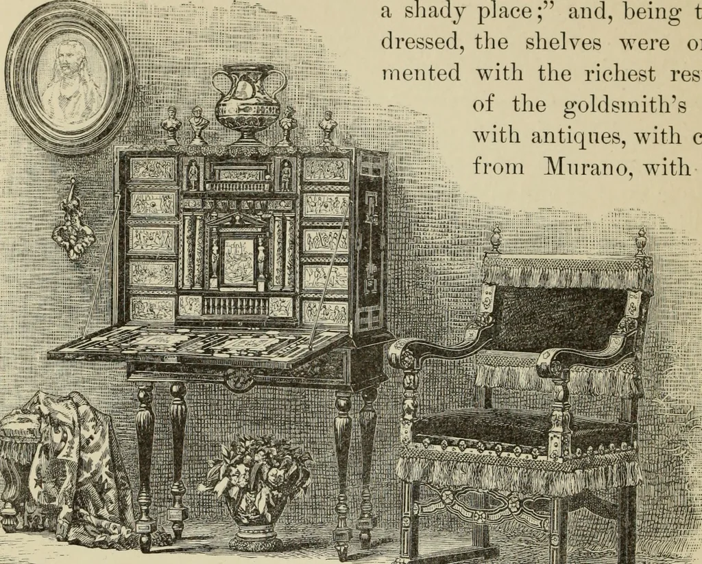 An illustration from Art decoration applied to furniture, 1877, leaf 55